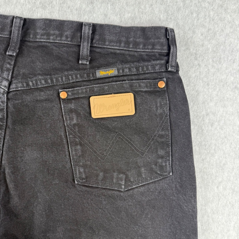 Wrangler Jeans Mens Fits 38x31 Black 13MWZW Cowboy Cut Western Rodeo Denim